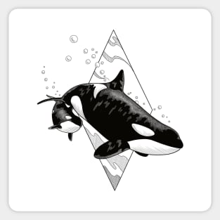 Orcas Sticker